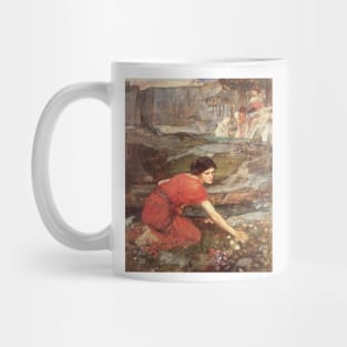 Maidens Picking Flowers by a Stream by John William Waterhouse Mug